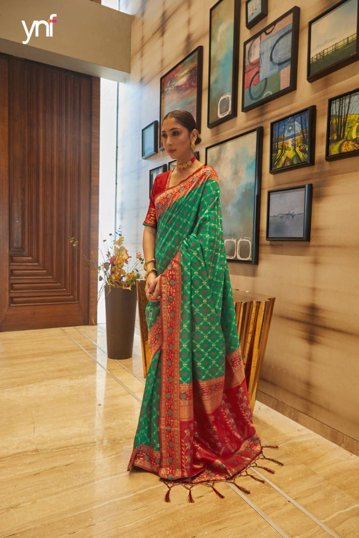 Ynf Zari Banaras Occasion Exclusive Wear Art Silk Fancy Saree Collection
